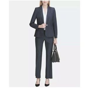 CLEARANCE Calvin Klein Charcoal Herringbone Pants